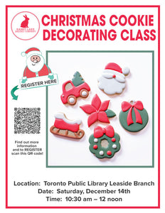 Dec. 16 - Santa’s Sweet List Christmas Sugar Cookie Decorating Class